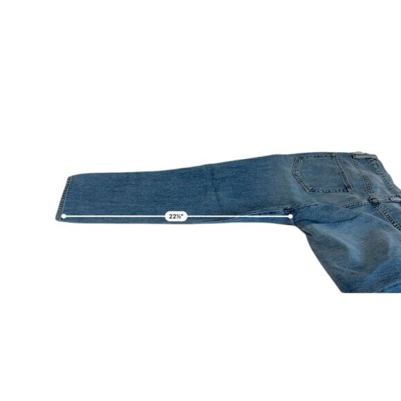 FRAME Denim Le Original Overlap Cropped Jeans in Jett - Picture 3 of 4